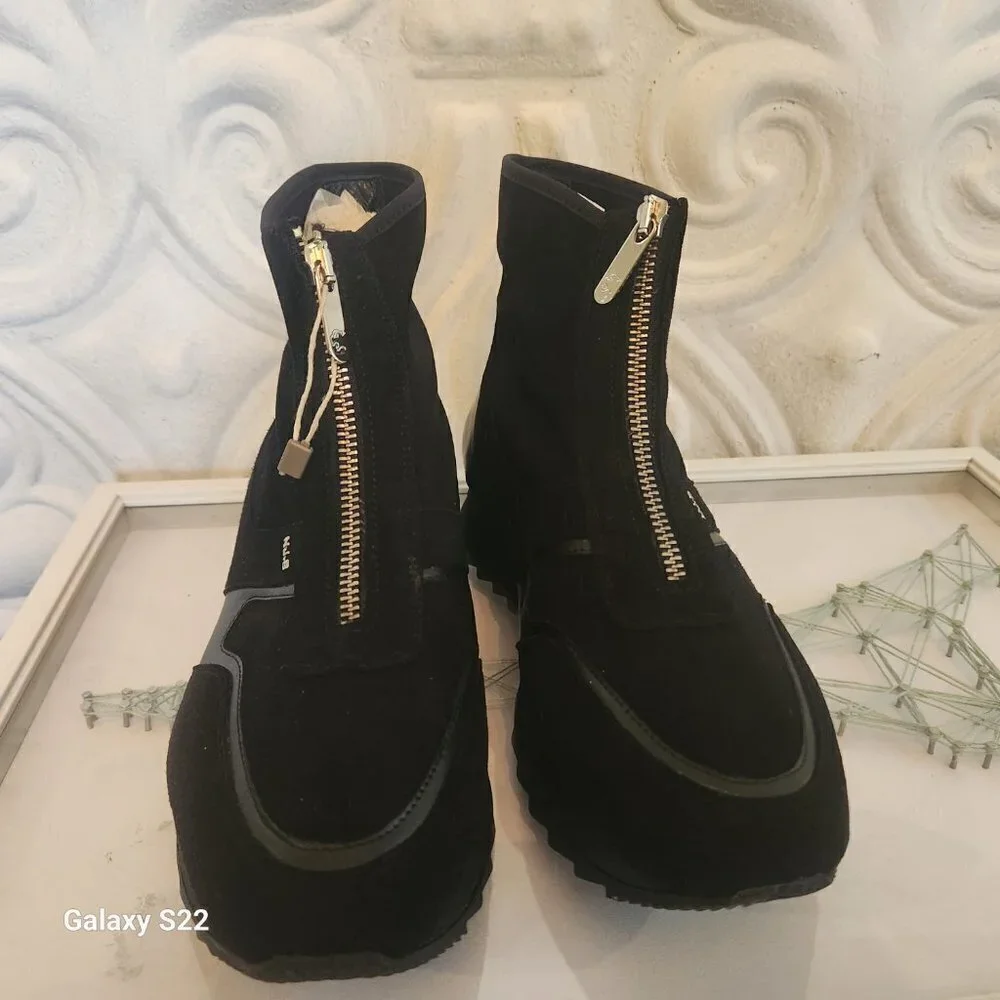 Norma J. Baker Black Above Ankle Boots. NWOT. Size EU 37/6.5 US